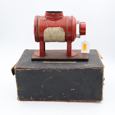 Lot 60 - An early 20th century red-painted magic...