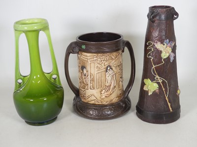 Lot 68 - A collection of Bretby pottery , to include a...