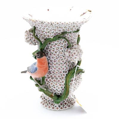 Lot 75 - A 19th century German porcelain 'schneeballen'...