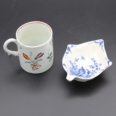 Lot 88 - An 18th century Worcester blue and white...