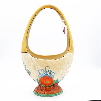 Lot 74 - A Clarice Cliff 'Gayday' pattern table basket,...