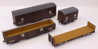 Lot 444 - Four 0-16.5 scale Lyntonand Barnstaple wagons,...