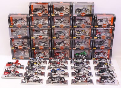 Lot 421 - Maisto 2 boxes containing boxed and loose 1/18...