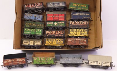 Lot 664 - Nineteen kit-built goods wagons, 00 gauge;...