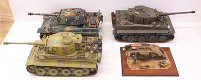 Lot 368 - 3 radio-controlled painted and custom-altered...