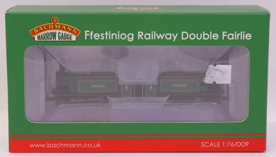 Lot 649 - Bachmann 009 gauge Ffestiniog Railway Double...