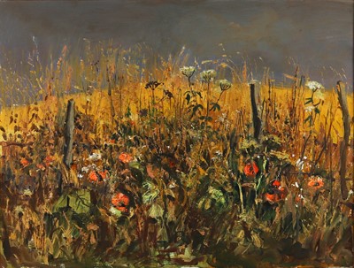 Lot 42 - British School (20th century) - Wildflowers,...