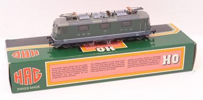 Lot 14 - HAG Swiss HO gauge Re 4/4" SBB in green,...