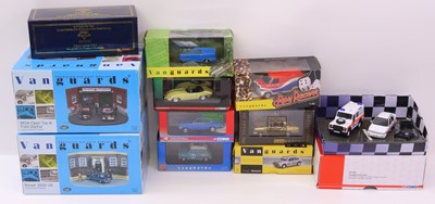 Lot 411 - a tray containing 1/43 scale modern issue...