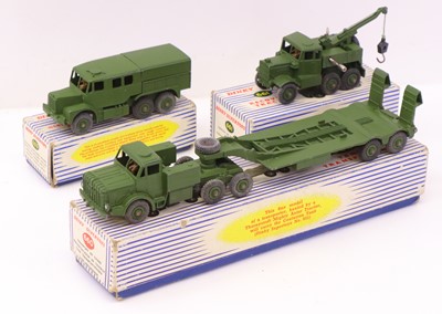 Lot 908 - Dinky Toys group of 3 military diecasts to...