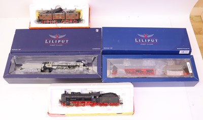 Lot 61 - Four HO-gauge Continental-outline locos to...