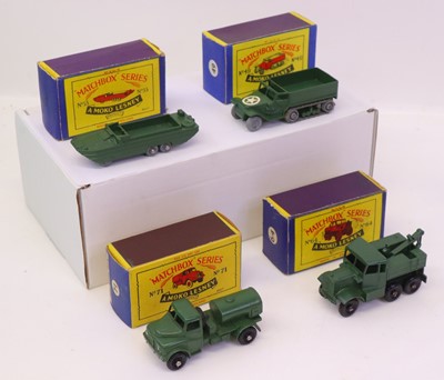 Lot 760 - A collection of four Matchbox Regular Wheels...