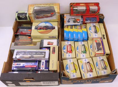 Lot 417 - Two trays of mixed modern issue diecast to...