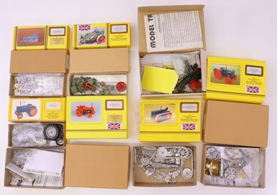 Lot 375 - Seven Scaledown Models or similar white metal...