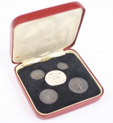 Lot 192 - Great Britain, 1902 Maundy Money four coin set,...