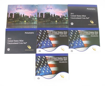Lot 345 - United States of America, a consecutive run of...