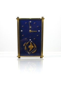 Lot 415 - Jaeger LeCoultre - a 'Marina' 8-day musical...