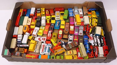 Lot 280 - tray containing mostly Matchbox loose and...