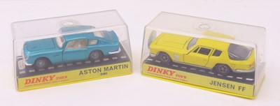 Lot 302 - Dinky Toys Plastic Cased Group, 2 examples, to...