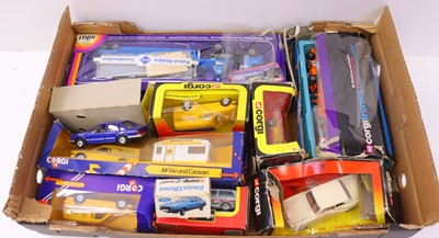 Lot 256 - Tray containing mostly Corgi Toys late release...