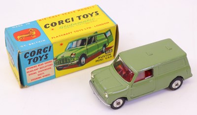 Lot 844 - Corgi Toys No. 450 Austin Minivan, comprising...