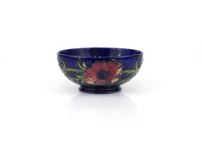 Lot 237 - A Moorcroft Anemone pattern footed table bowl,...