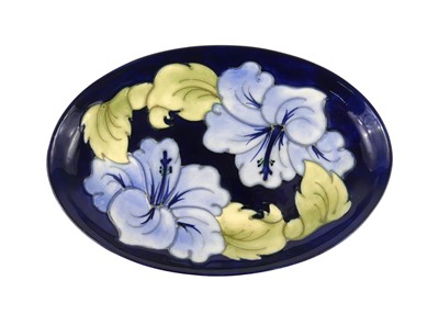 Lot 242 - A contemporary Moorcroft Hibiscus pattern...