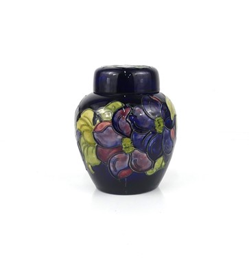 Lot 254 - A Moorcroft Anemone pattern pottery ginger jar...