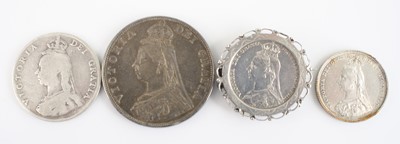 Lot 327 - Great Britain, 1889 double florin, Victoria...