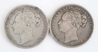 Lot 377 - England, 1567 sixpence, obv: small crowned and...