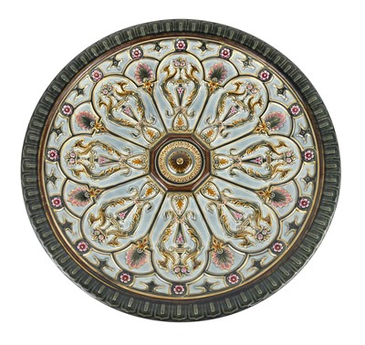 Lot 285 - A large Swedish pottery charger by Rörstrand,...