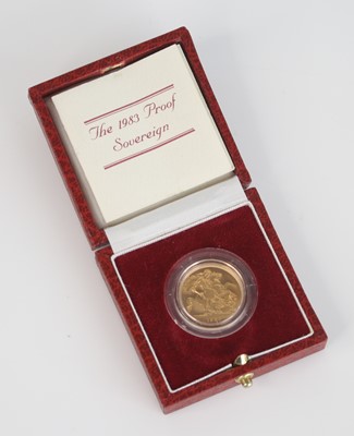 Lot 297 - Great Britain, 1983 gold proof full sovereign,...
