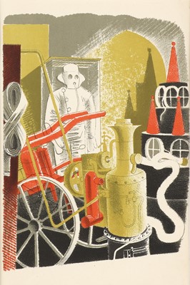 Lot 14 - Eric Ravilious (British, 1903-1942) - Fire...