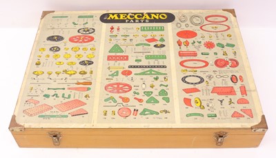 Lot 1142 - An original Meccano wooden dealer's display...