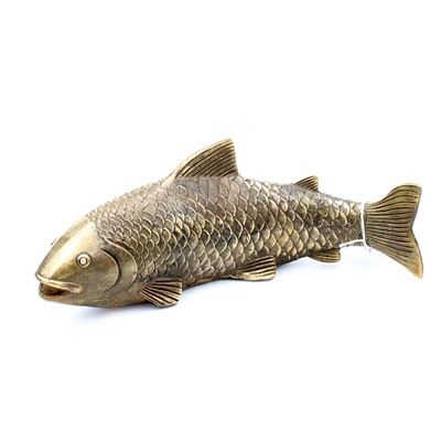 Lot 22 - A reproduction bronzed cast metal model of a...