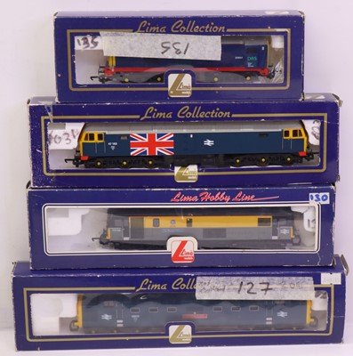 Lot 169 - Four Lima 00 gauge locos to include a Class 55...