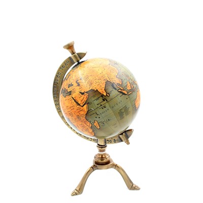 Lot 25 - A reproduction terrestrial desk globe, on a...