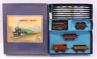 Lot 105 - A Hornby 0 gauge no. 601 LMS clockwork good...