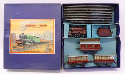 Lot 106 - A Hornby 0 gauge no. 501 passenger LMS giftset...