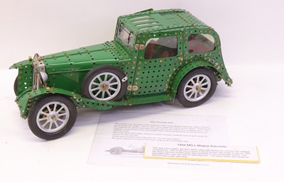Lot 1173 - A scratch-built model fo a 1934 MG L Magner...