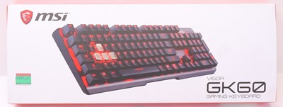 Lot 284 - MSI Vigor GK60 mechanical gaming keyboard in...