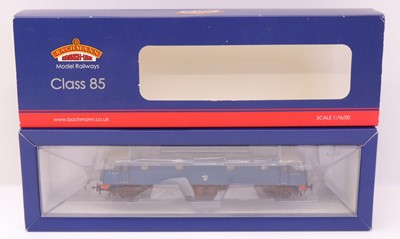 Lot 386 - A Bachmann 00 gauge Class 85 in BR electric...