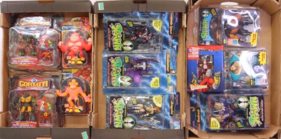 Lot 237 - Three trays containing various figure sets, to...