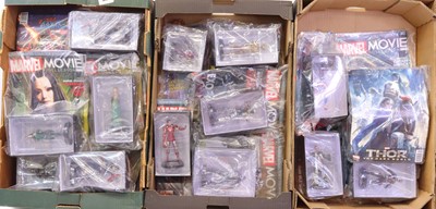 Lot 235 - Eaglemoss 3 trays containing a collection of...