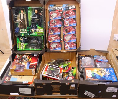 Lot 245 - Five trays containing Star Wars various series...