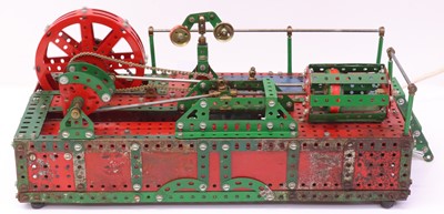 Lot 506 - A Meccano-made-up model of an electrically...