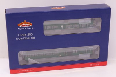 Lot 394 - A Bachmann 00 gauge Class 205 2-car DEMU set...