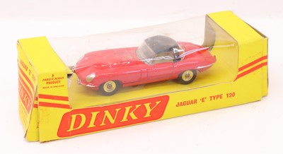 Lot 252 - Dinky Toys No. 120 Jaguar E-Type comprising...