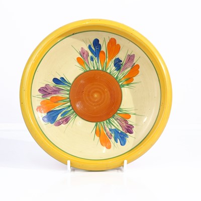Lot 283 - A 1930s Clarice Cliff Crocus pattern pottery...