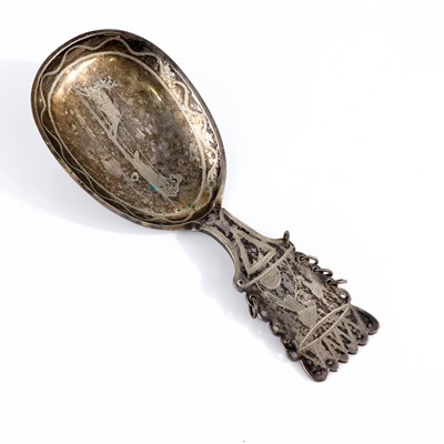 Lot 358 - An early 20th century Norwegian white metal...